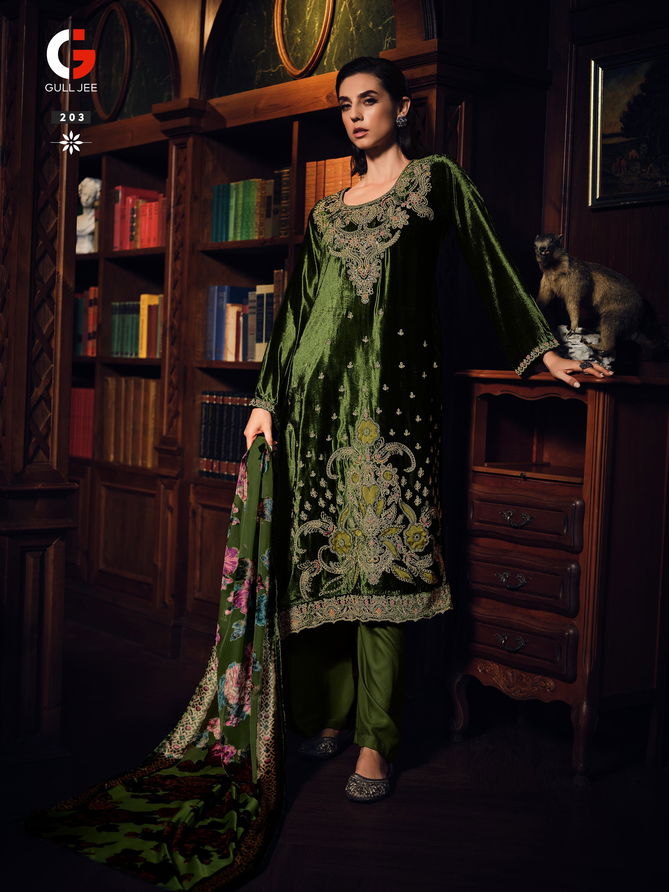 Velvet Ishq By Gull Jee Winter Wear Salwar Kameez Wholesale Price In Surat
